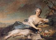 Jean Marc Nattier Madame Henriette as Flora oil